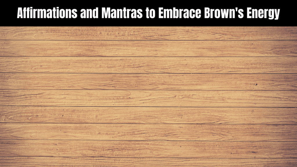 Spiritual Meaning of the Color Brown