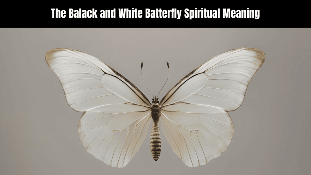 Balack and White Batterfly Spiritual Meaning