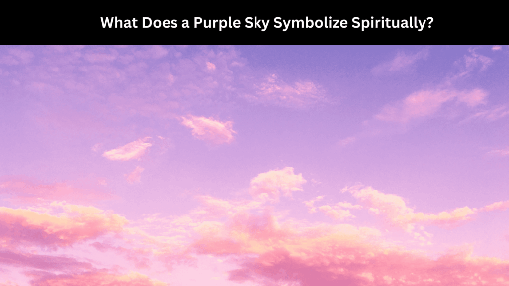 Spiritual Meanings of Purple Sky